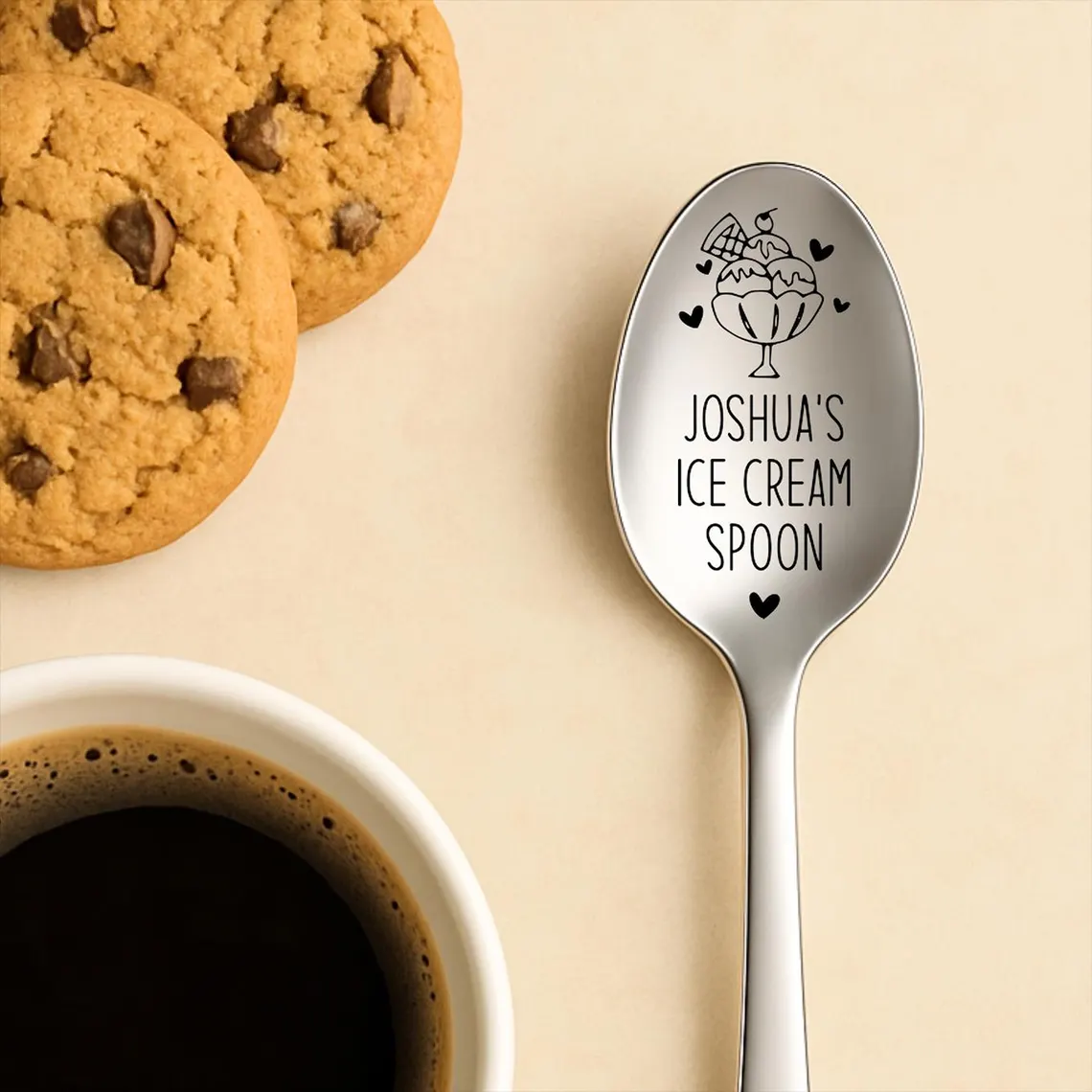 Custom Engraved Spoon For Couple Valentine's Day Gift