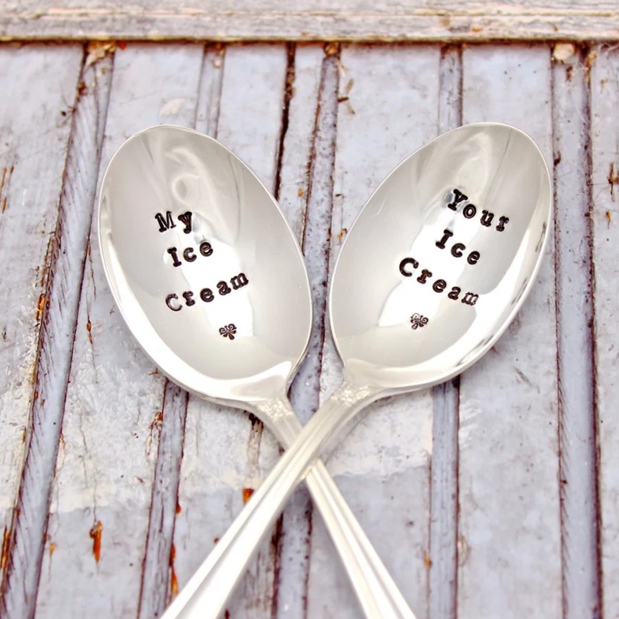 Custom Engraved Spoon For Couple Valentine's Day Gift