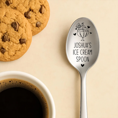 Custom Engraved Spoon For Couple Valentine's Day Gift
