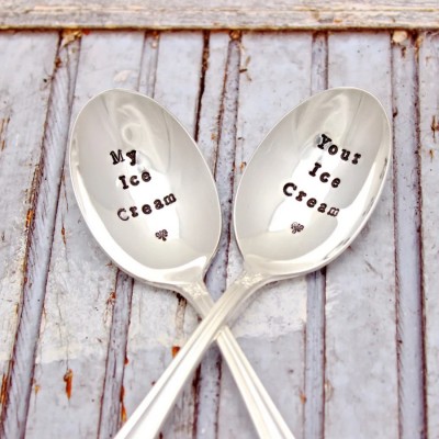 Custom Engraved Spoon For Couple Valentine's Day Gift