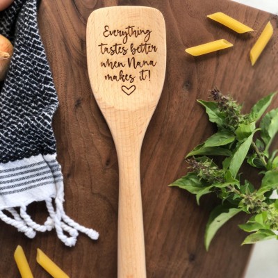 Custom grandmother gift for Mimi,everything tastes better when Grandma makes it! Personalized Mother's Day Gift for Nana