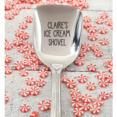 Engraved Ice Cream Spoon  For Couple Valentine's Day Gift