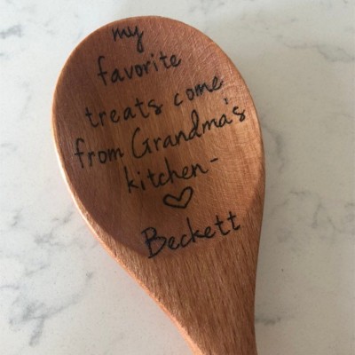 Personalized Grandma's Wooden Spoon For Grandma Grammy Nana Mom Gift