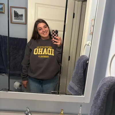 Embroidered Custom Varsity Letter Sweatshirt, University Gingham Applique Tee School Spirit Shirt Game Day Outfit
