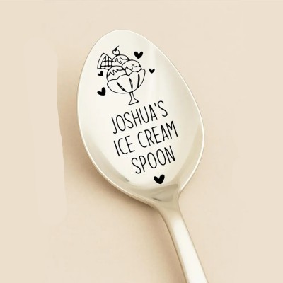 Custom Engraved Spoon For Couple Valentine's Day Gift