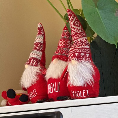 Personalized Christmas Gnome Plush with name, Christmas Gnome Decoration, Gnome Family, Personalized Gnome Family Christmas gift, gnome kids