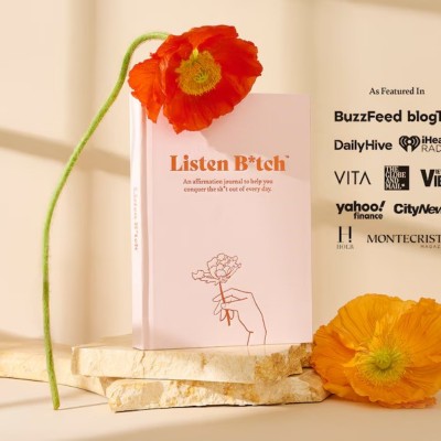 Listen B*tch Affirmation Journal: Guided Self-Care, Gratitude (A5 Size)