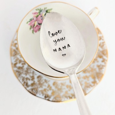 Gift for Grandma | Love You Grandma Spoon | Grandmother | Love you Nana | Gift from Grandchild | Personalized Grandma Gift Mother's Day Gift