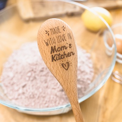  Engraved Beechwood Cooking Spoon: Grandma Gift Personalized Grandma Gift Mother's Day Gift