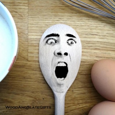Custom Face Engraved Spoon – Funny & Unique Christmas Gift