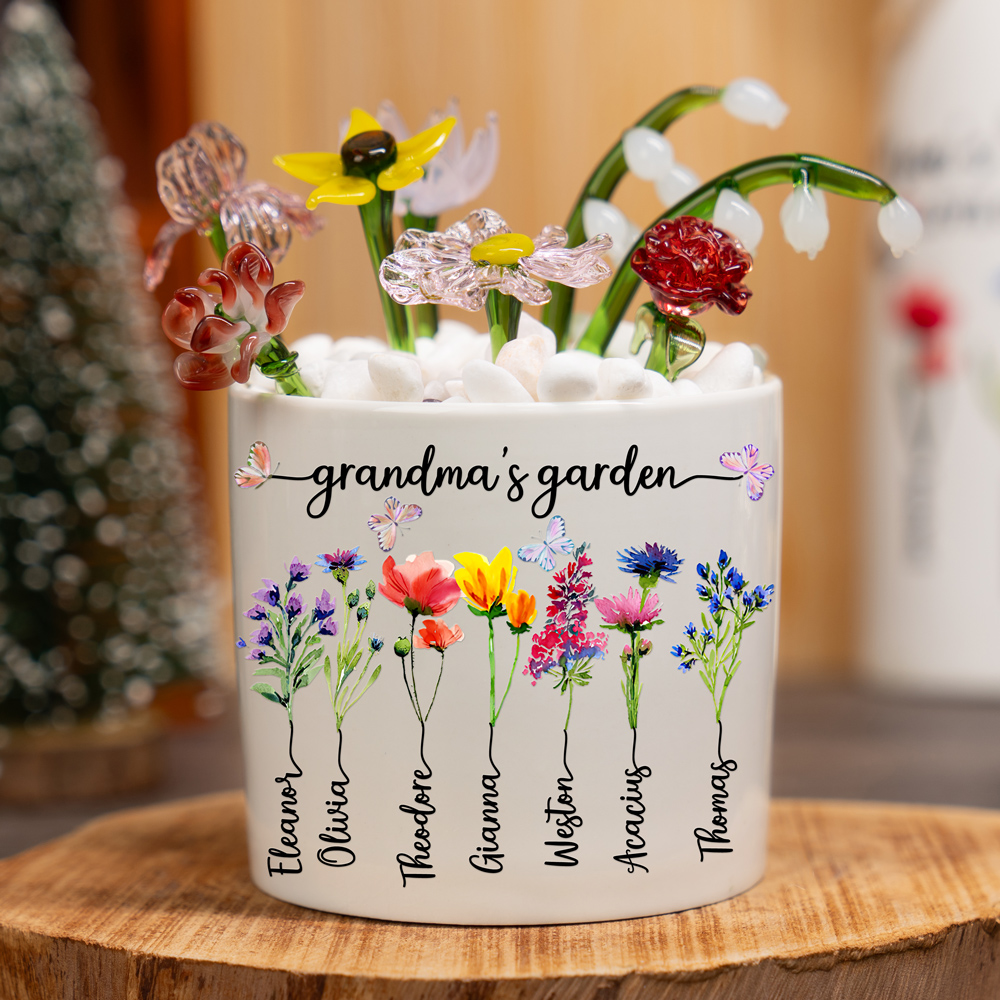 Birth Flower Pot